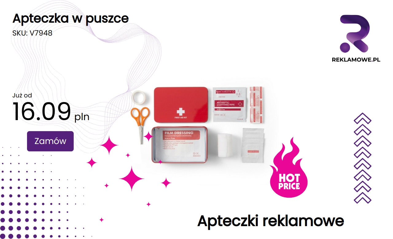 Apteczka w metalowej puszce