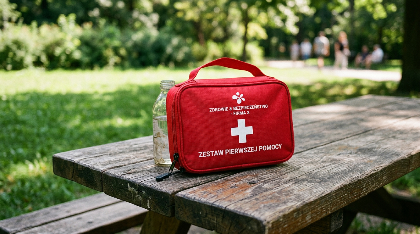 Efektywne rozmieszczenie apteczek reklamowych w dużym obiekcie